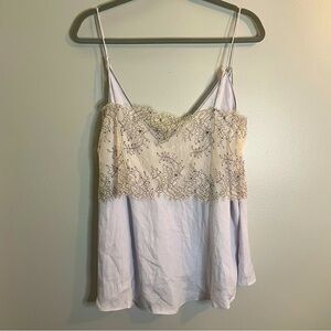 Free People intimately lace tank ✨ SZ/Med Women's lilac Vest